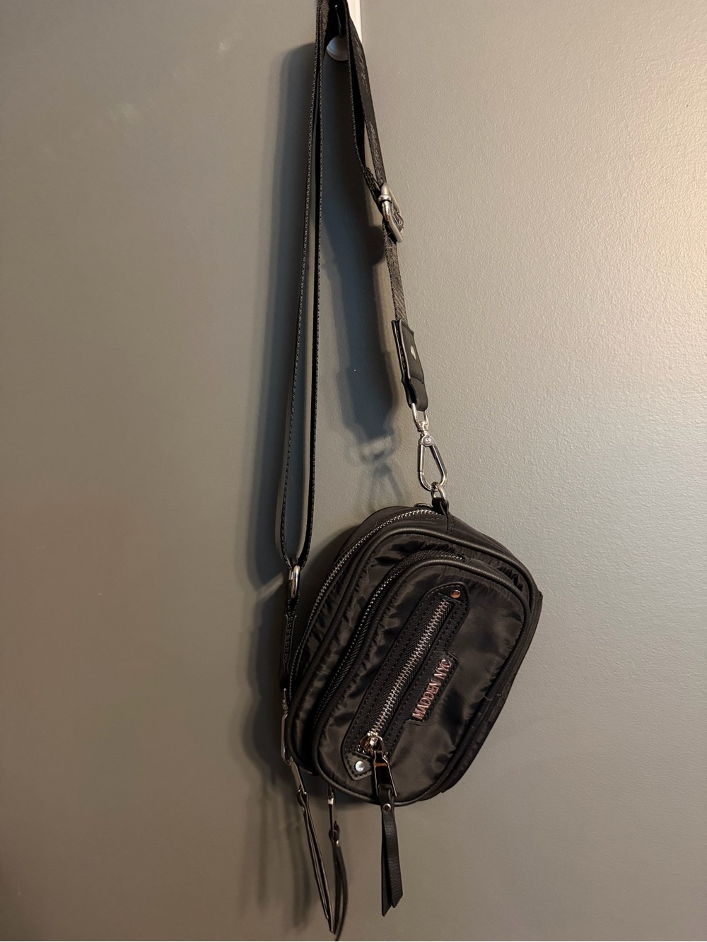 Madden NYC Black Crossbody Bag